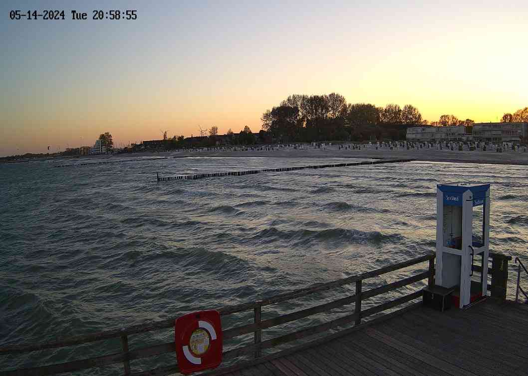 Webcam Blick von der Seebrücke